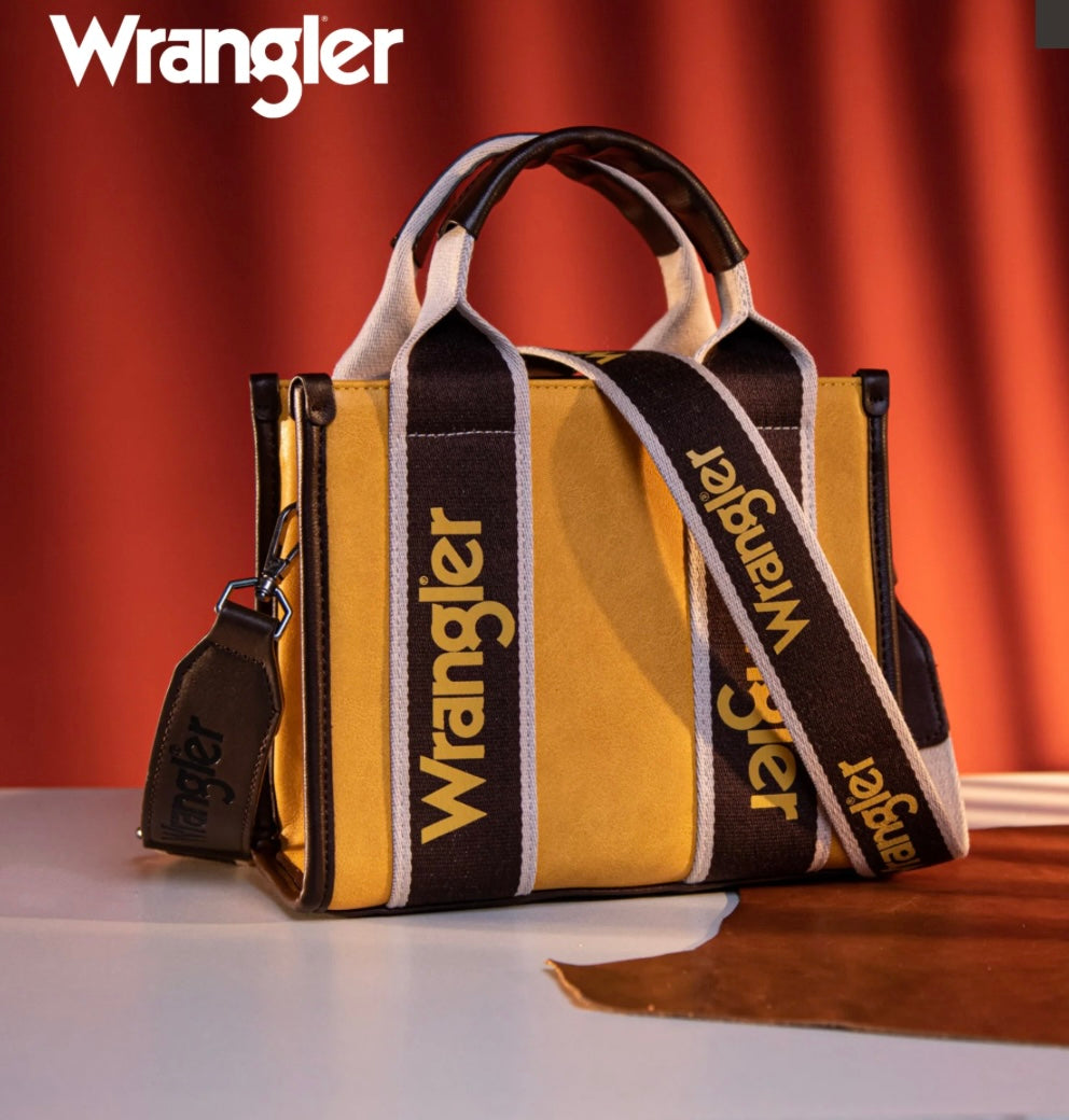 Yellow & Black Wrangler purse