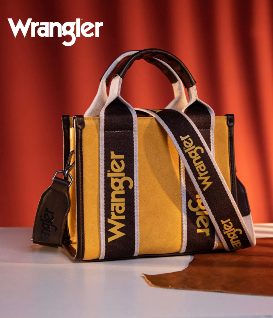 Yellow & Black Wrangler purse