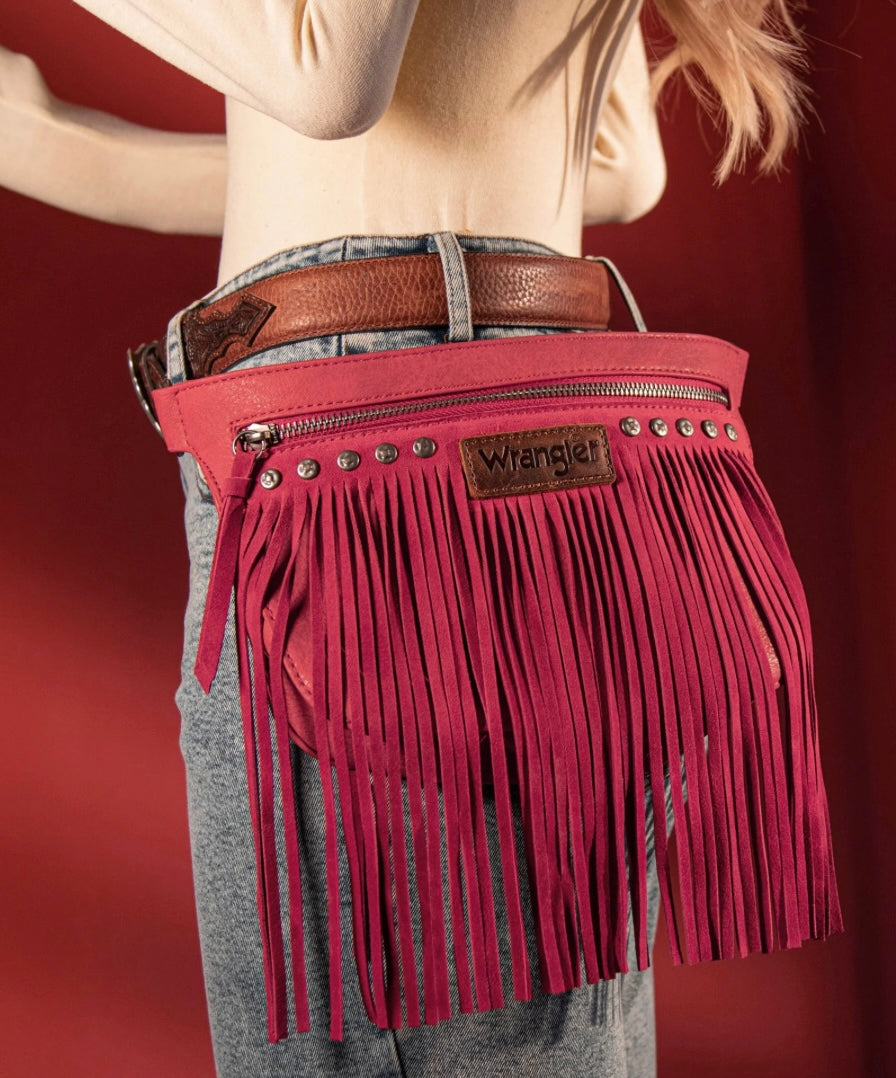 Wrangler Fringe Fanny pack