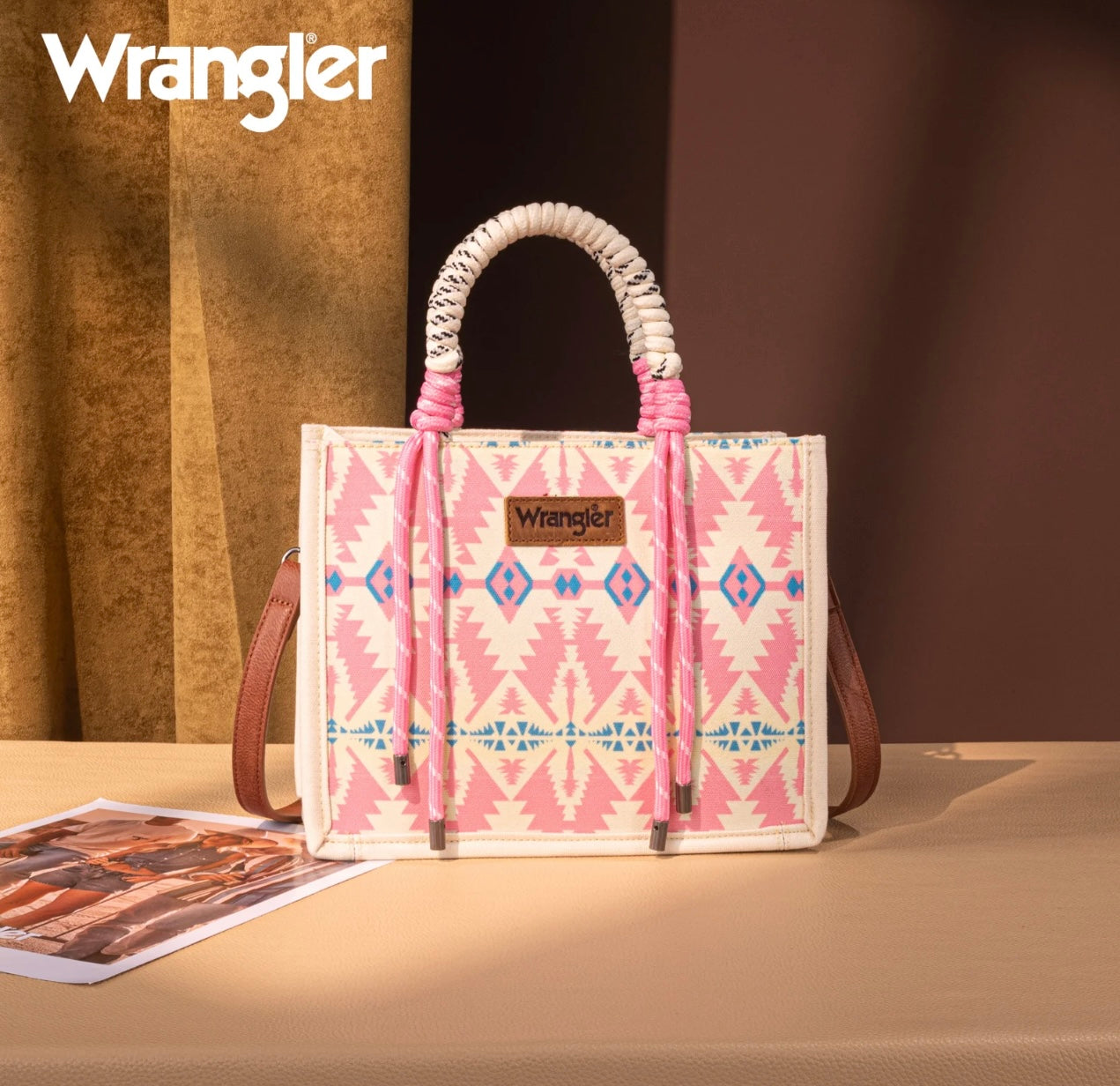 Pink Aztec Tote That Does It All