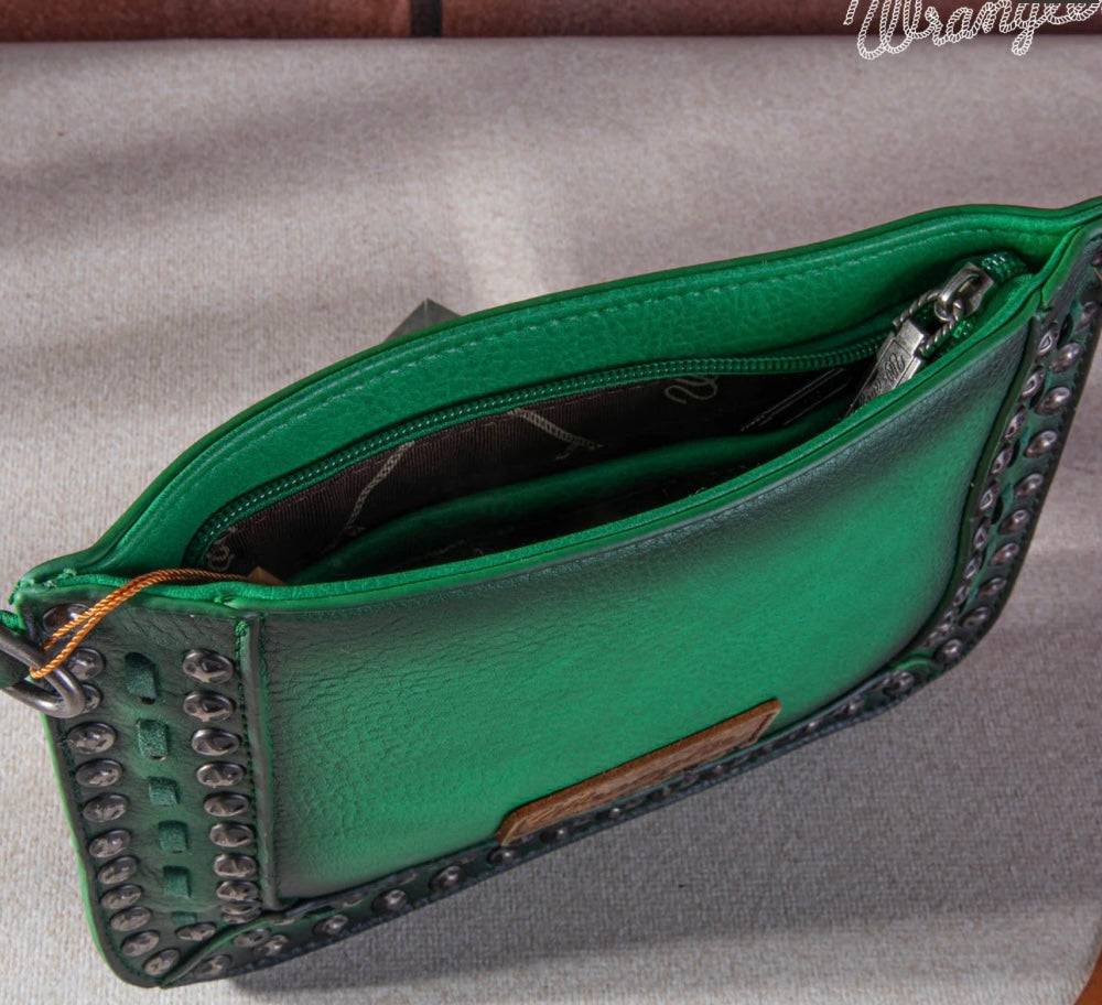 Wrangler Rivets Studded Wristlet/ Crossbody