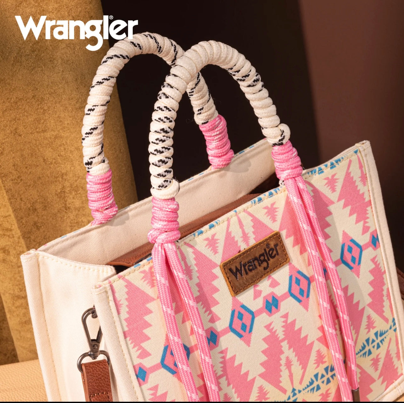 Pink Aztec Tote That Does It All
