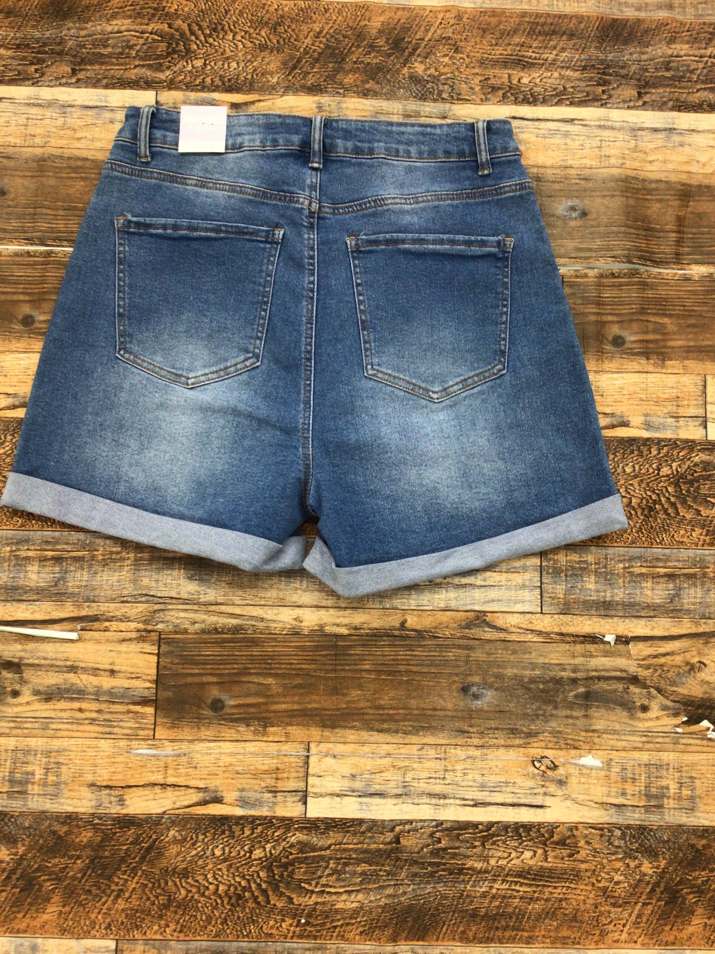 Mom shorts wax jean