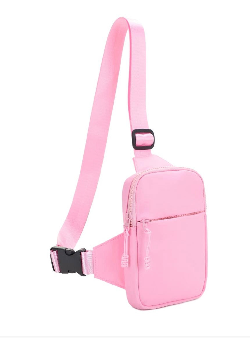 Pink cross body