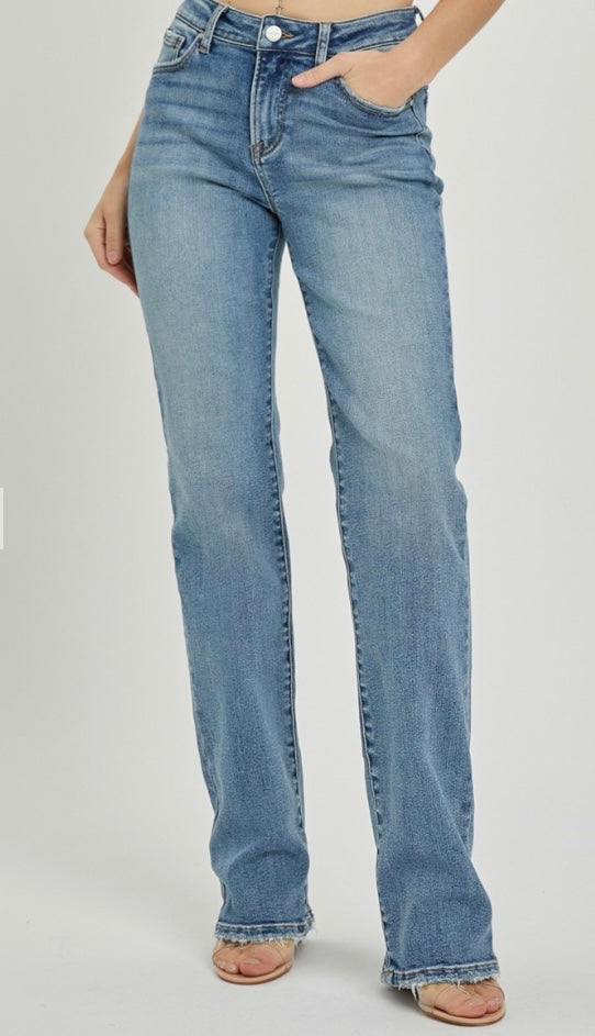Risen jeans non distressed light wash