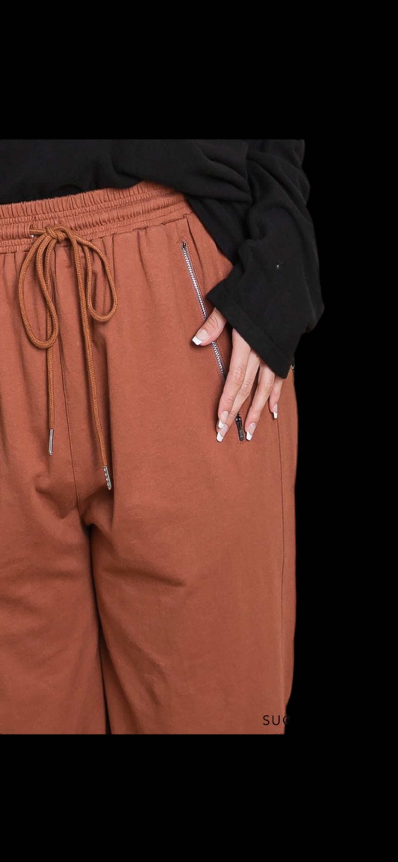 Terry pants Cotton curvy