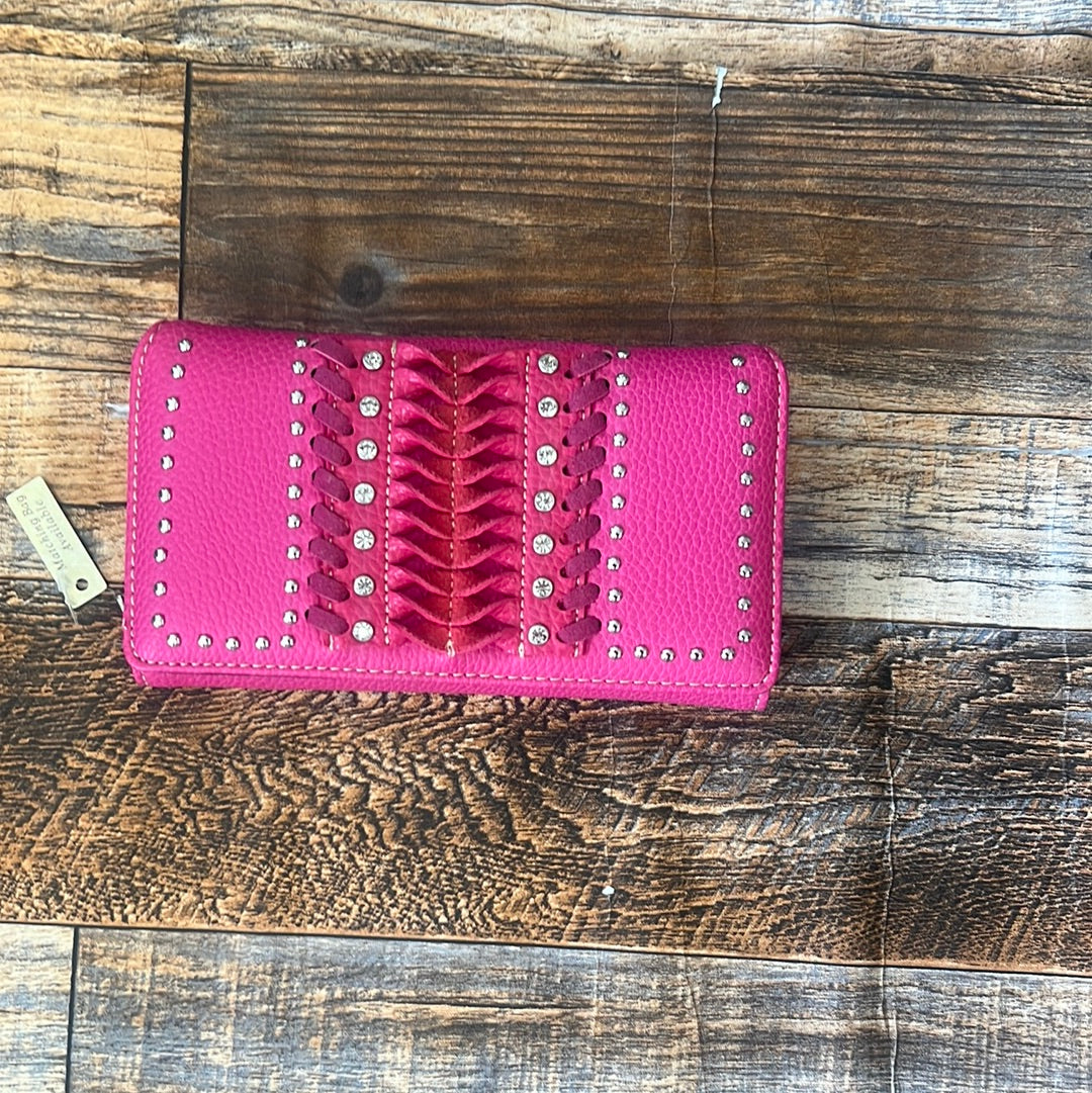 Montana West hot pink purse & wallet