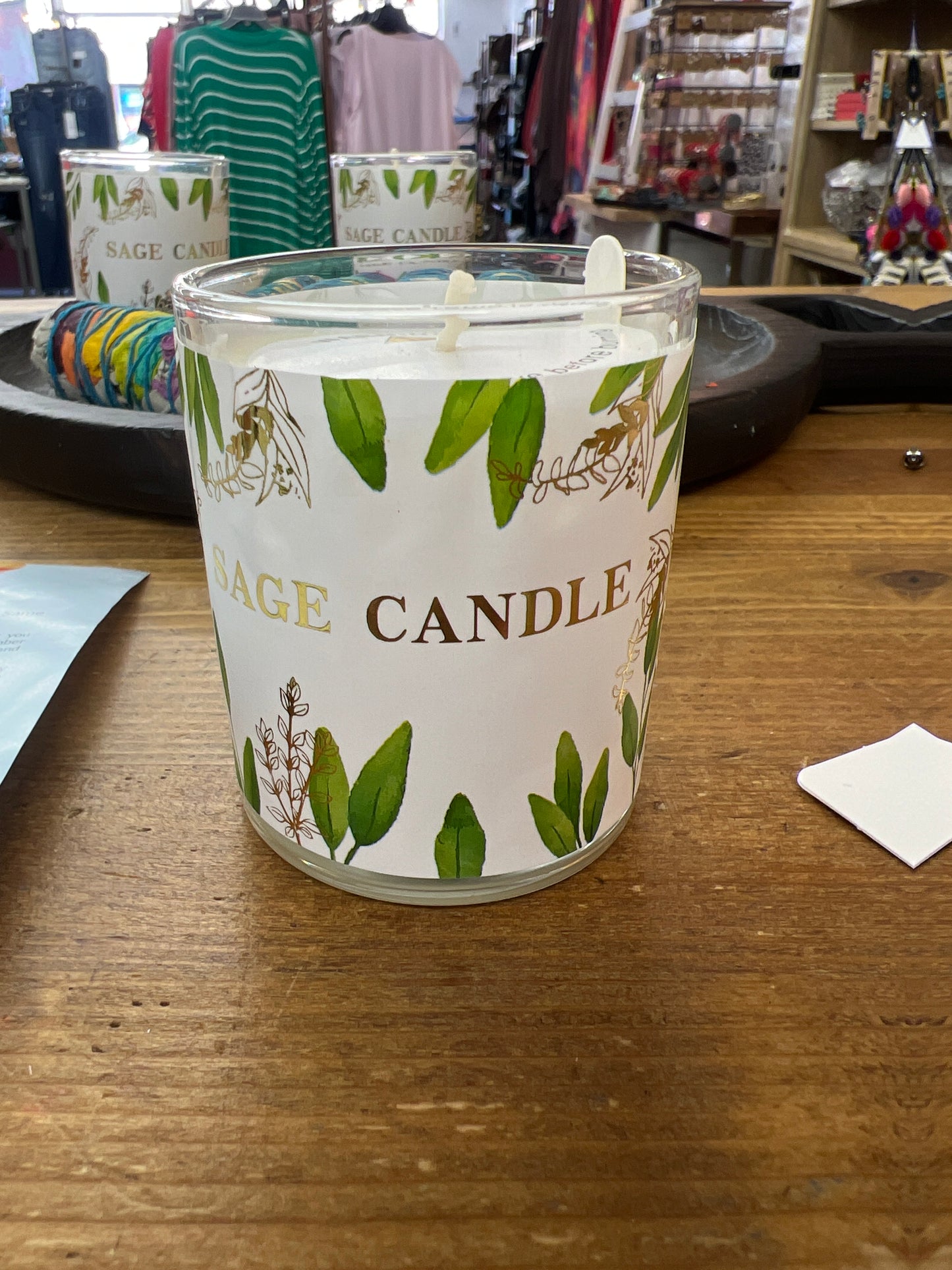 Sage candle