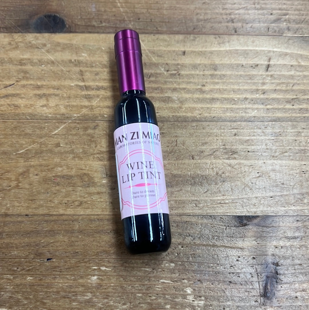 Wine lip tint