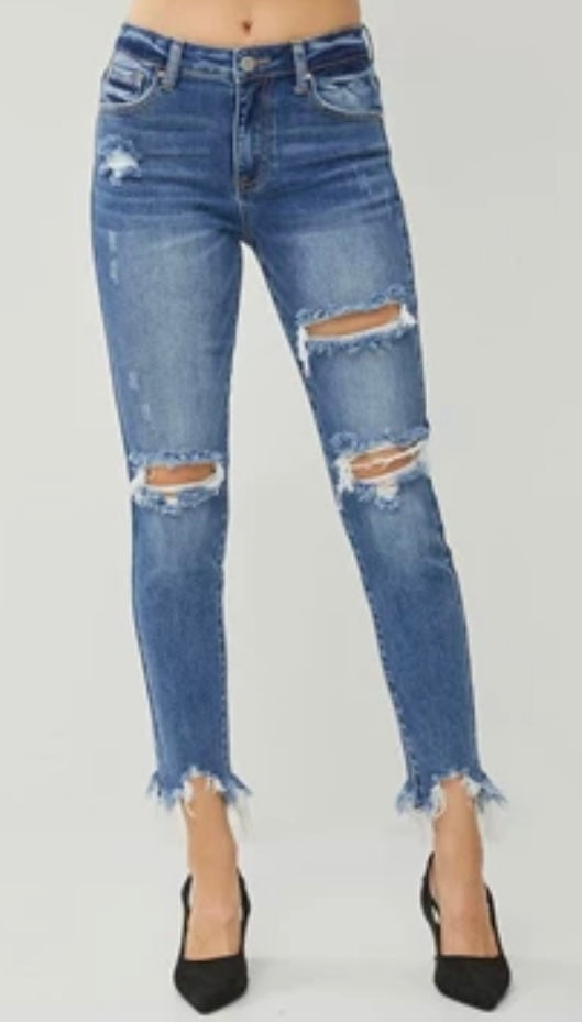 High Rise Risen jeans