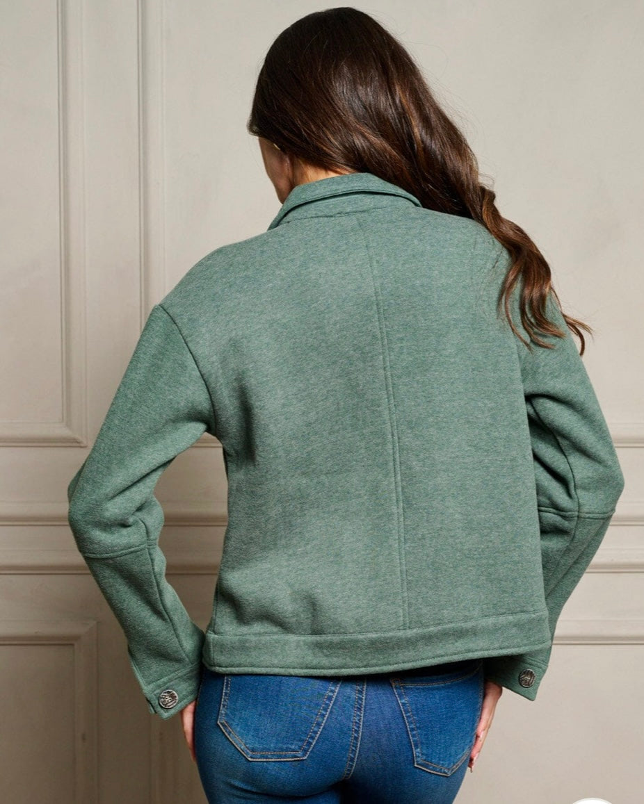 Sage Green shacket