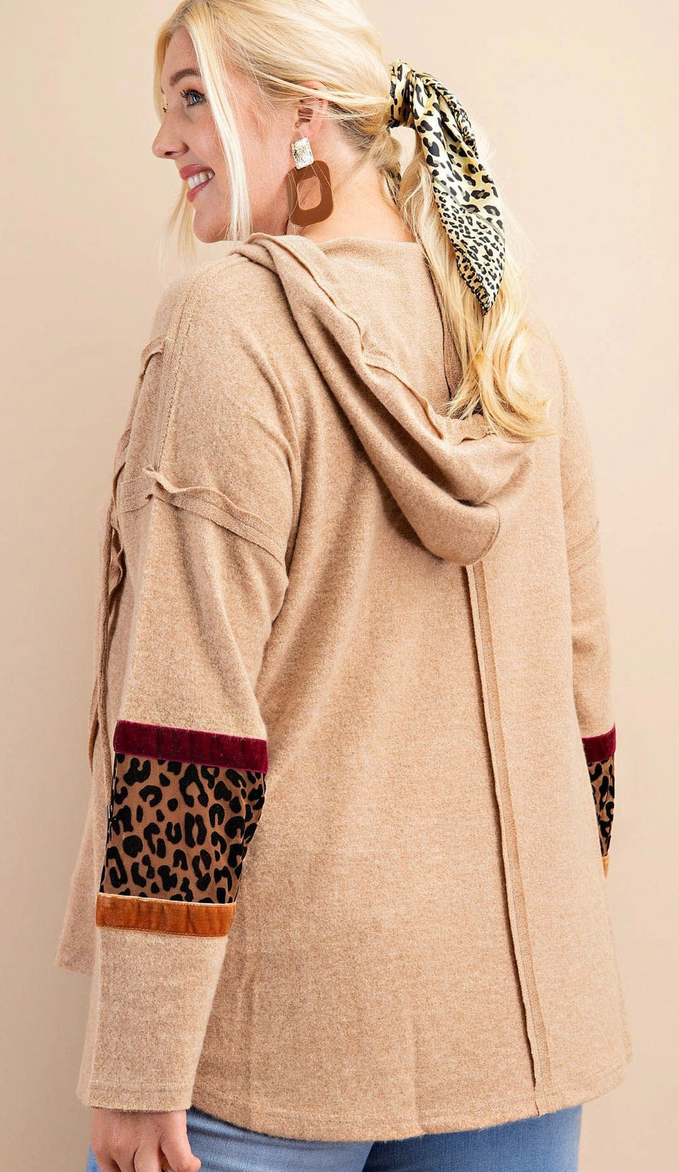 Kori animal print light sweater