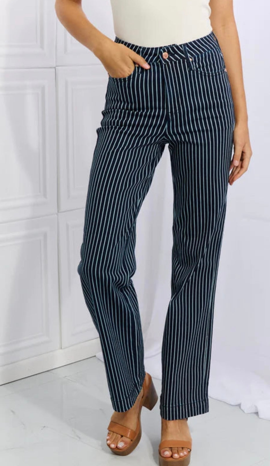 Judy Blue pinstriped