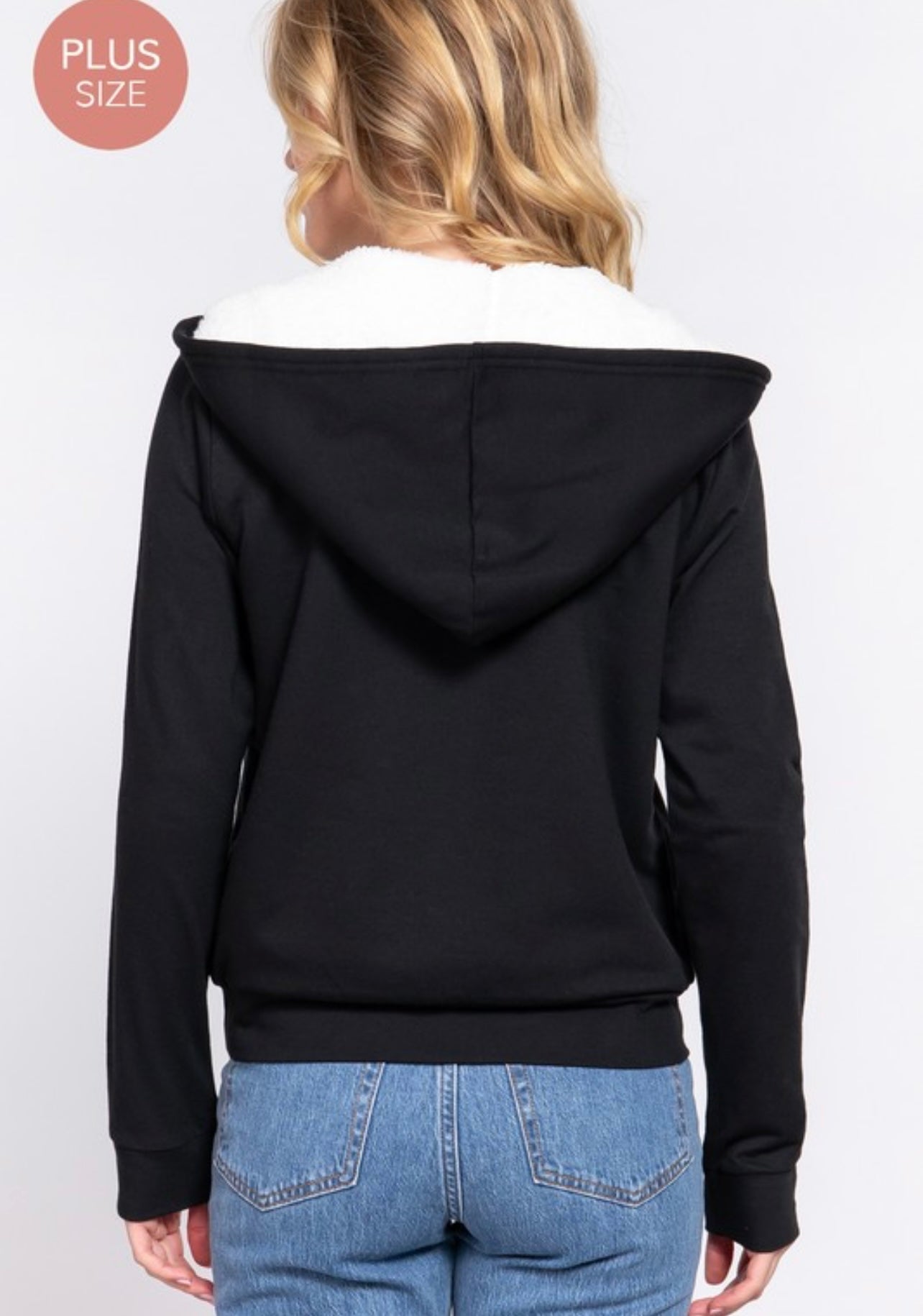 Black fleece jacket