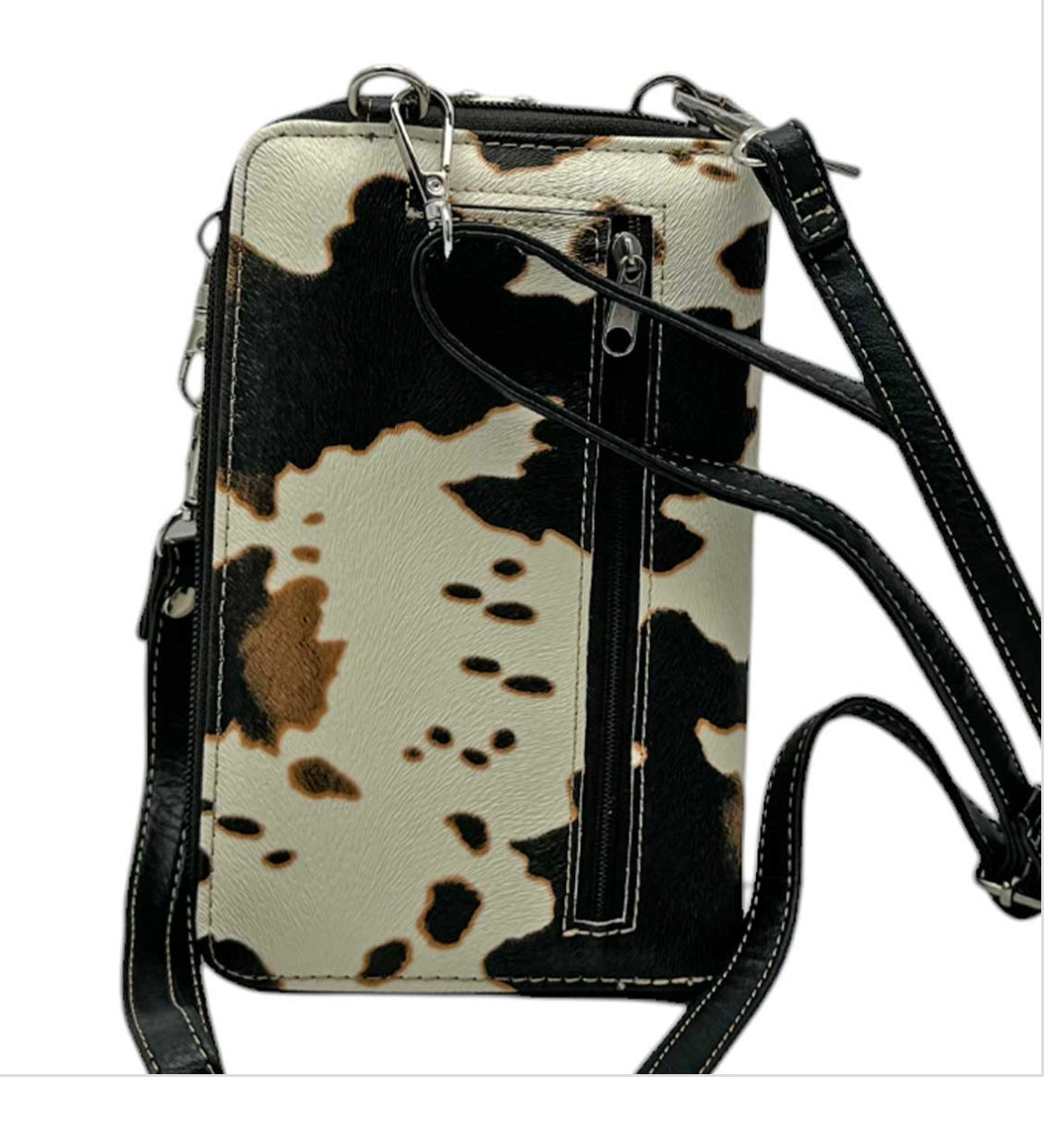 Cow print brown crossover