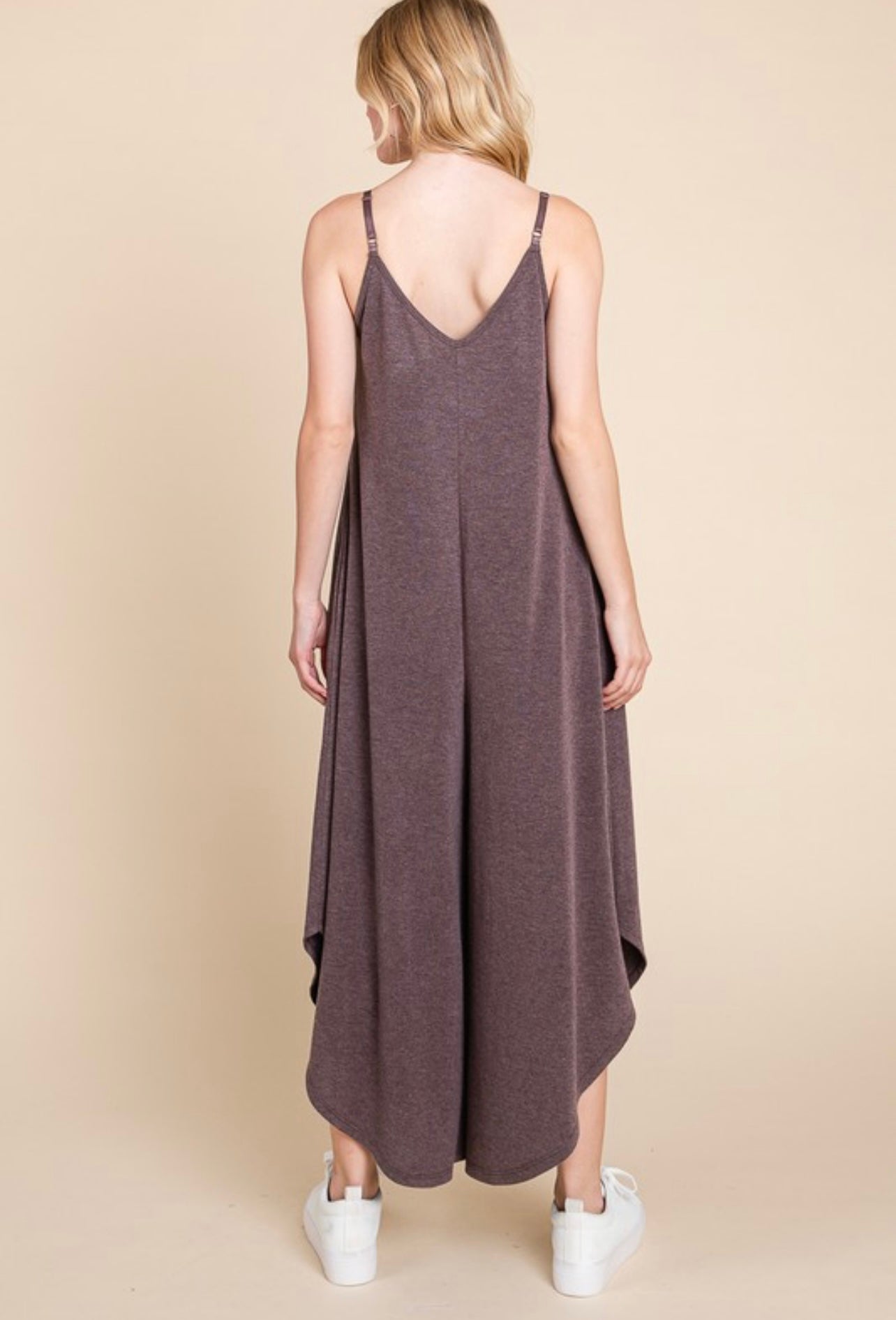 Solid French Terry jumpsuit