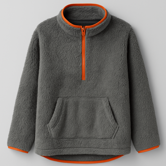 Grey pull over sweater plus sizes