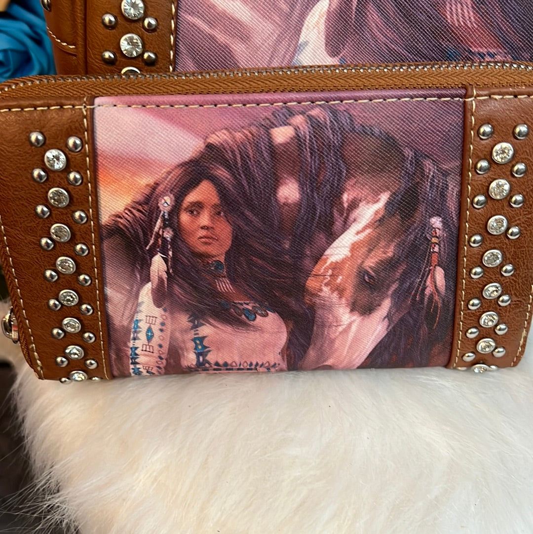 Montana west Native Purse set