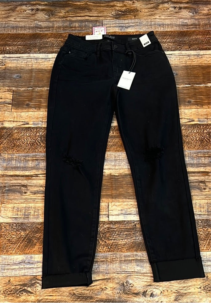 Black Judy Blue Jeans Slim Fit